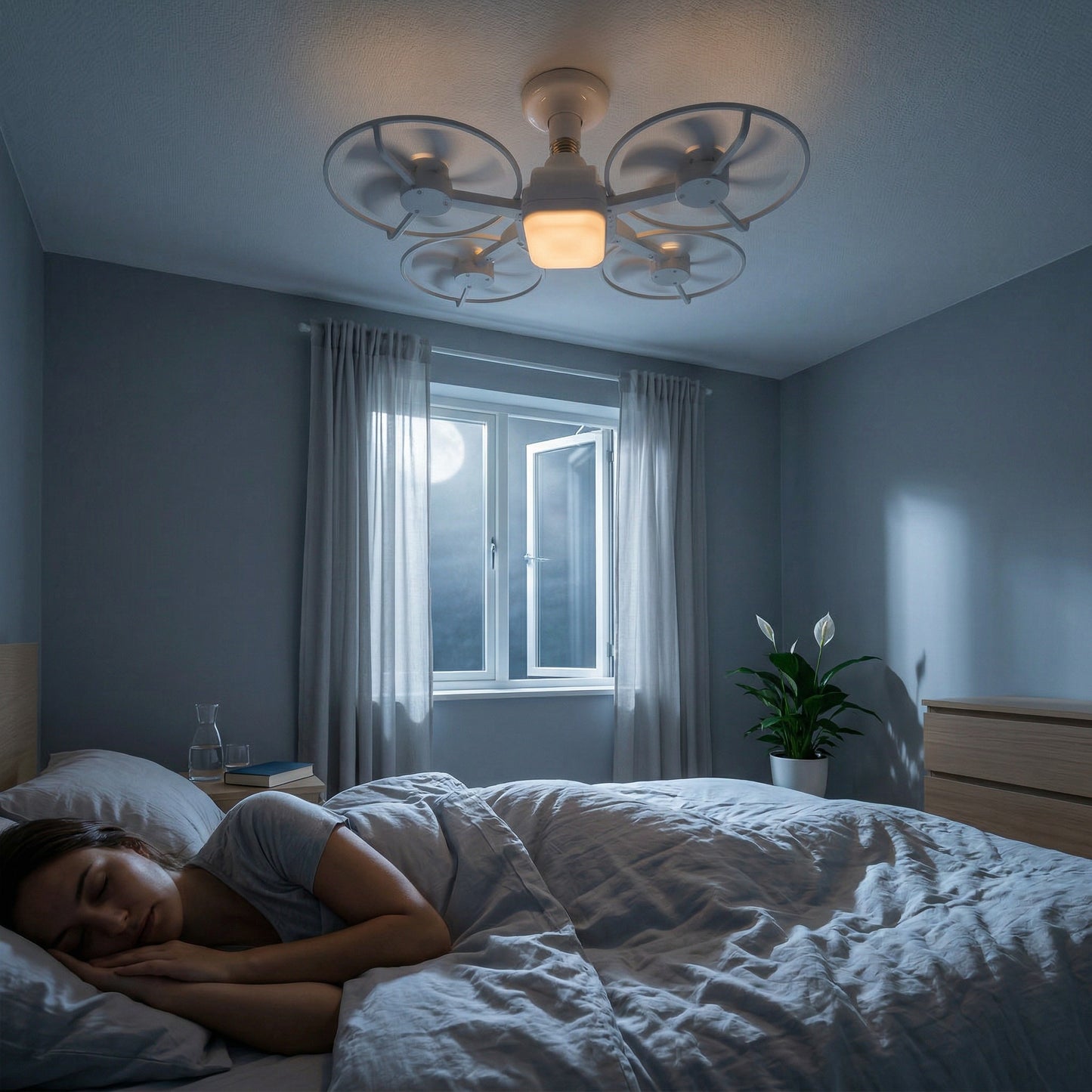 SkyCool Fan Bulb — Ceiling Fan + LED Light