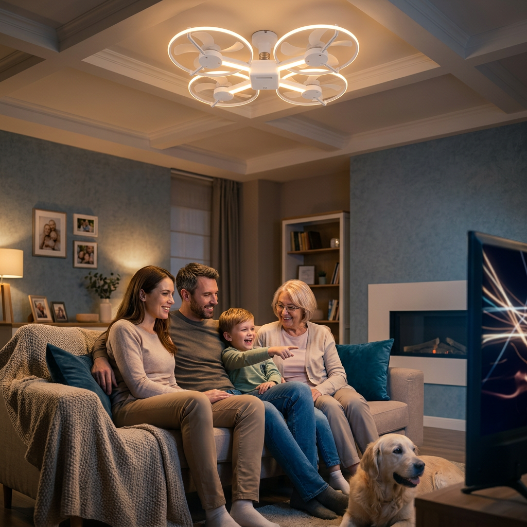 SkyCool Fan Bulb — Ceiling Fan + LED Light