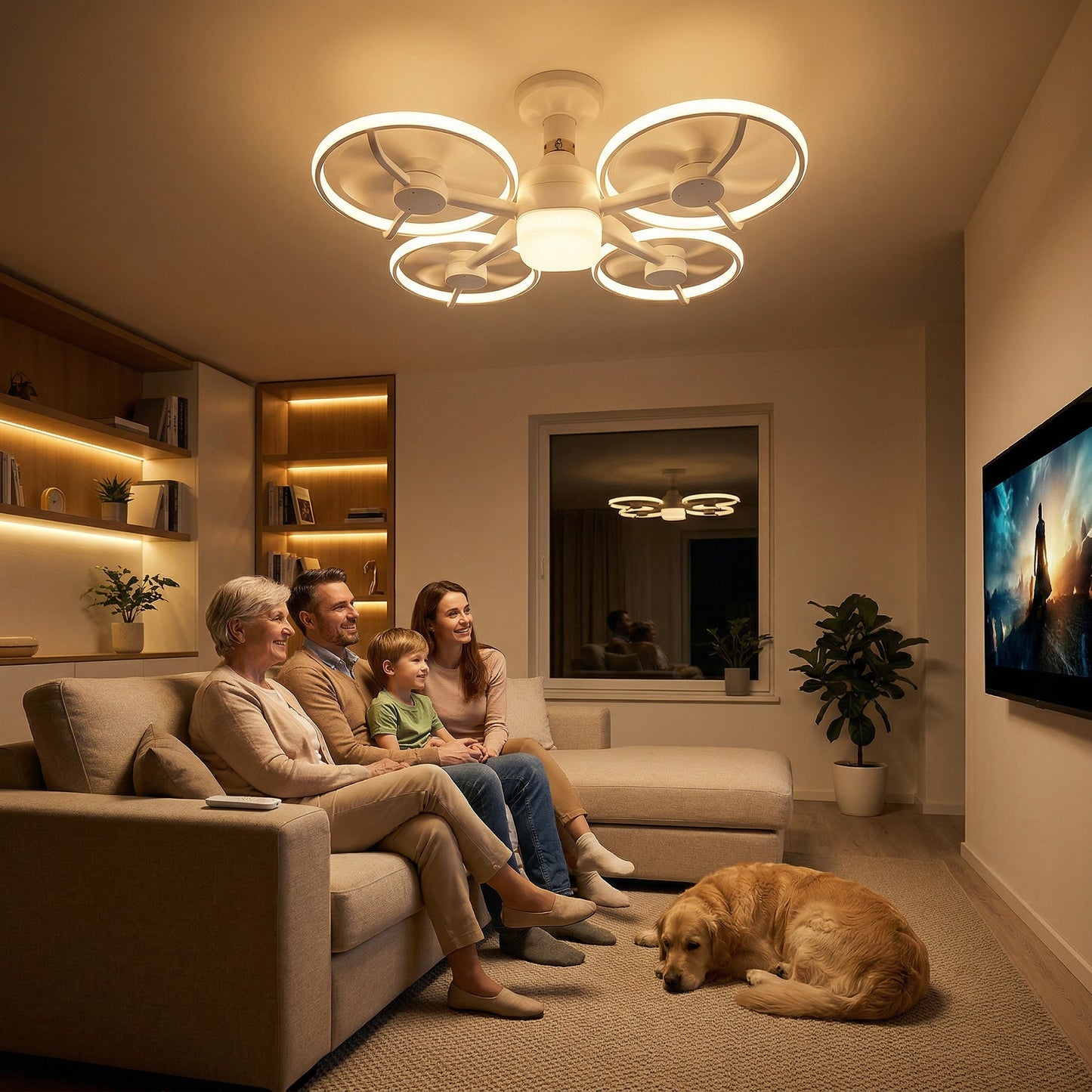 SkyCool Fan Bulb — Ceiling Fan + LED Light