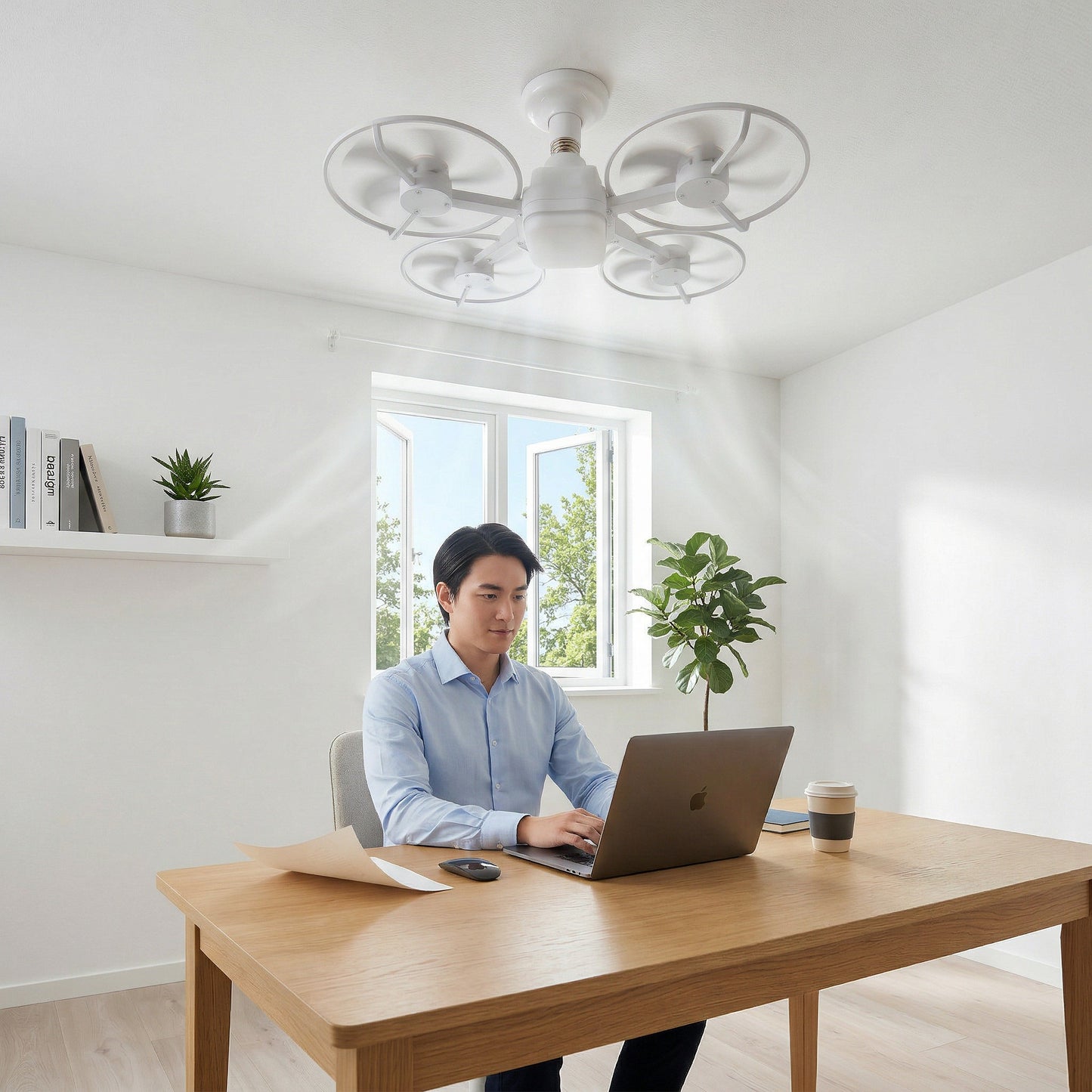 SkyCool Fan Bulb — Ceiling Fan + LED Light