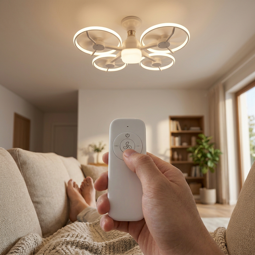 SkyCool Fan Bulb — Ceiling Fan + LED Light