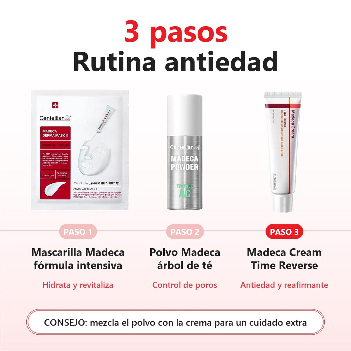 Rutina antiedad en 3 pasos