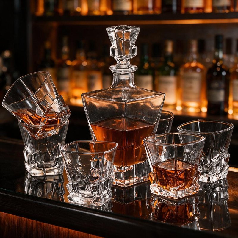 Classic crystal decanters