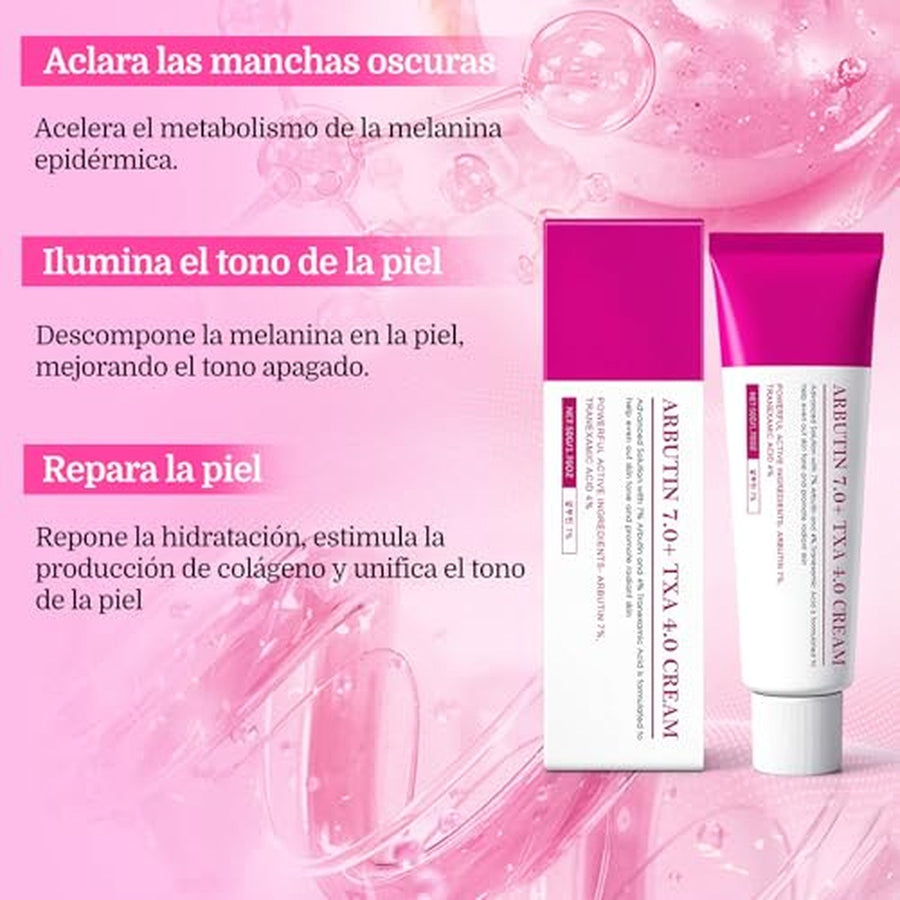 Aclara las manchas, ilumina el tono y repara la piel