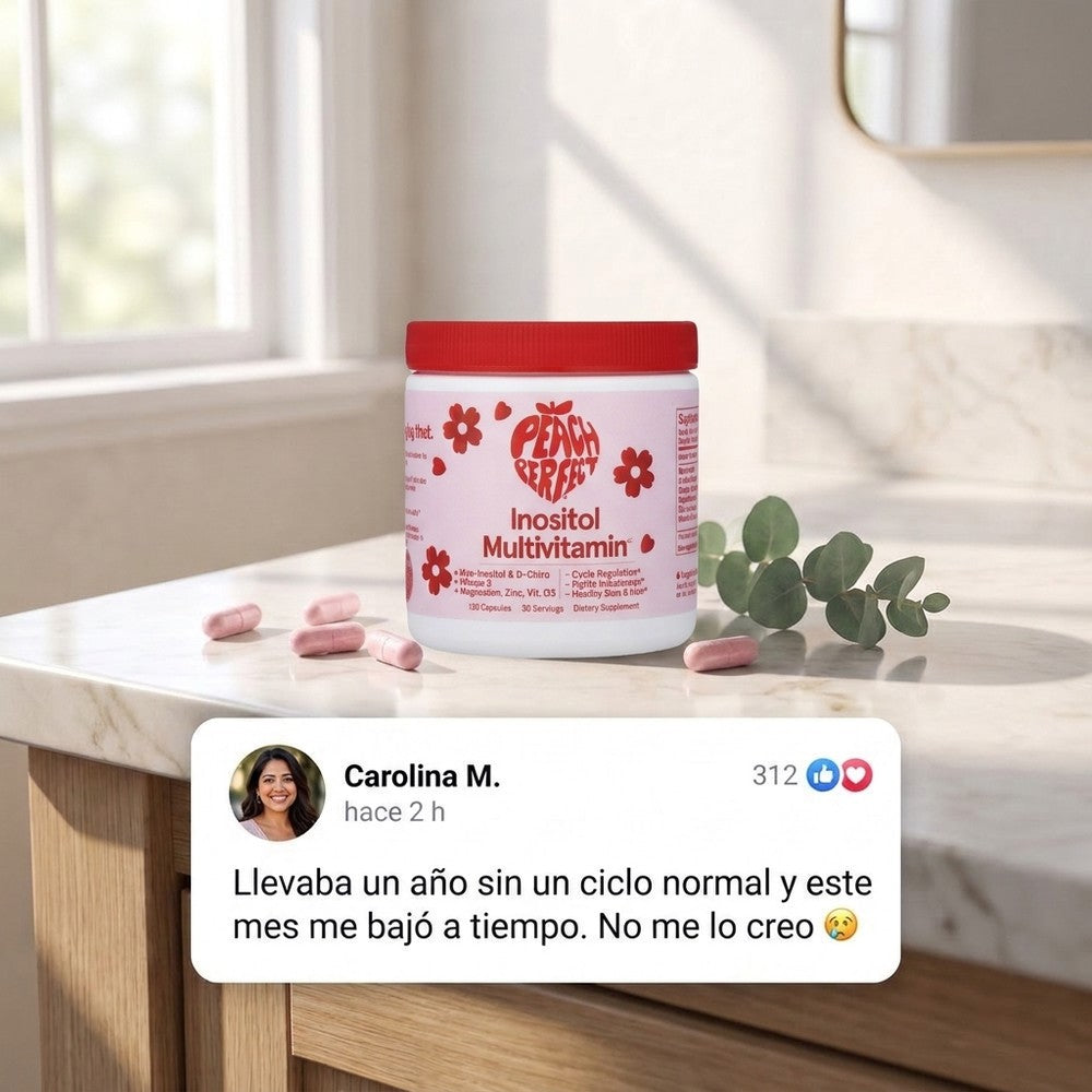 Comentario de una clienta: este mes me bajó a tiempo