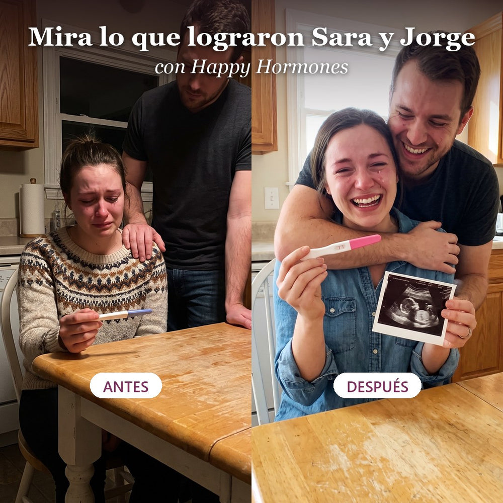 Mira lo que lograron Sara y Jorge con Happy Hormones: antes y después