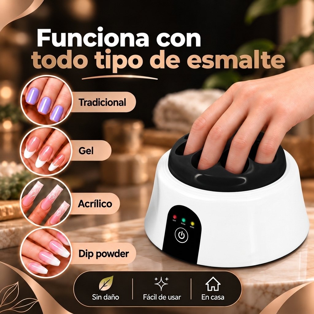 Funciona con todo tipo de esmalte