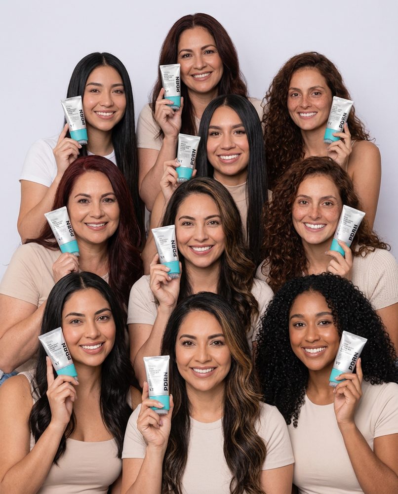 Clientas con su sérum